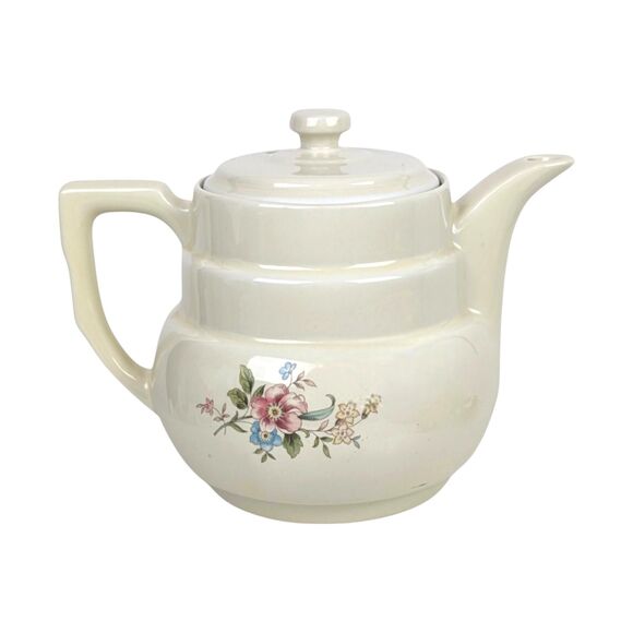 Vintage Hall China Rambling Rose Coffee Pot Decor: Drip-O-lator - Picture 9 of 9